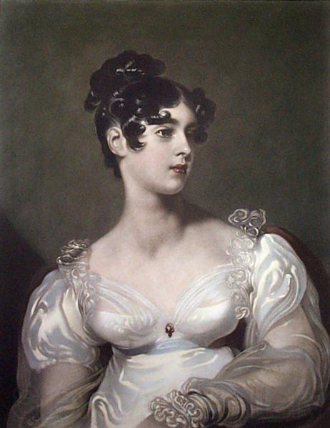 Sir Thomas Lawrence Portrait of Lady Elizabeth Leveson-Gower, later Marchioness of Westminster, wife of the 2nd Marquess of Westminster France oil painting art